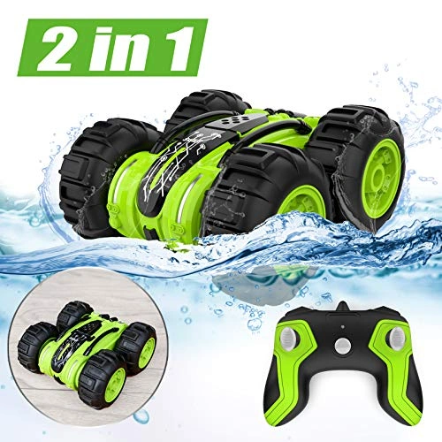 Aqua Stunt RC Car: 4WD Amphibious Toy - Perfect Gift for Kids!